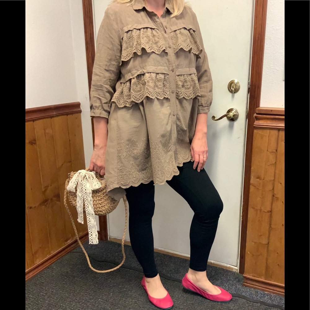 Linen blend Tunic. - Picture 11 of 11